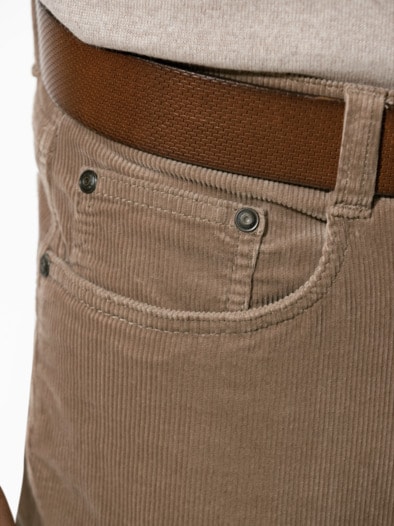 Premium-Cord Five-Pocket Camel