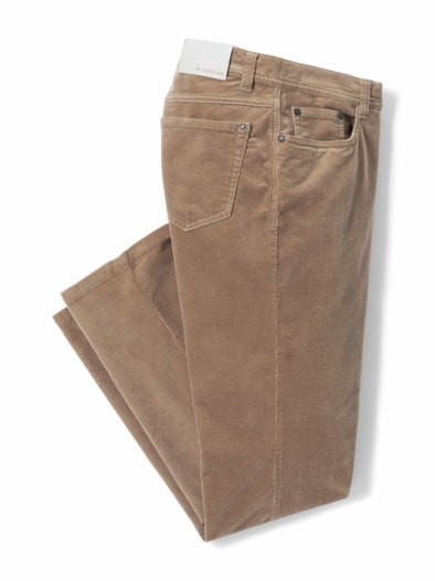 Premium-Cord Five-Pocket Camel