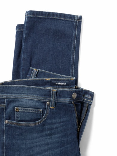 Comfort-Jeans Cashmereweich Blue