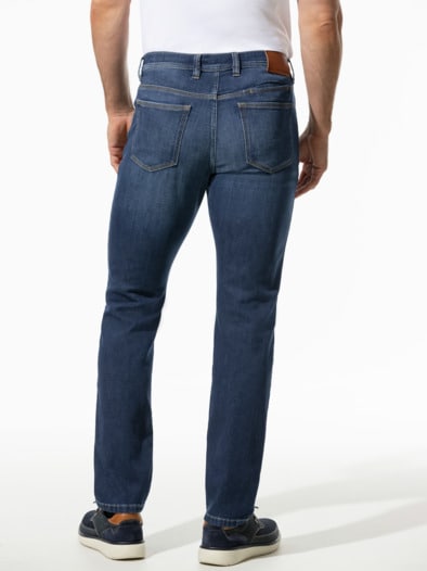 Comfort-Jeans Cashmereweich Blue