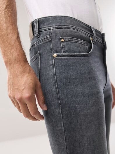 Comfort-Jeans Cashmereweich Dark Grey