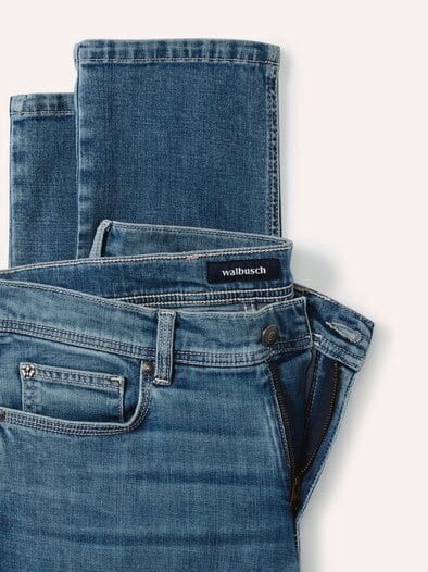 Comfort-Jeans Cashmereweich Light Blue