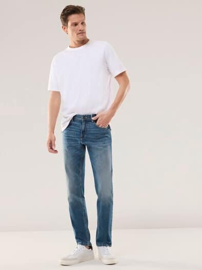 Comfort-Jeans Cashmereweich Light Blue
