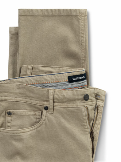 Ganzjahres Five-Pocket Safaribeige