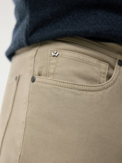 Ganzjahres Five-Pocket Safaribeige