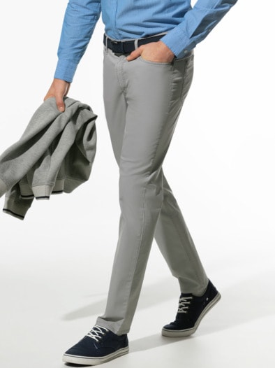 Klima Five-Pocket Hellgrau