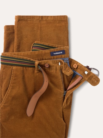 Gürtel-Cord Chino Maisgelb