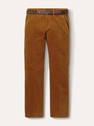 Gürtel-Cord Chino Maisgelb