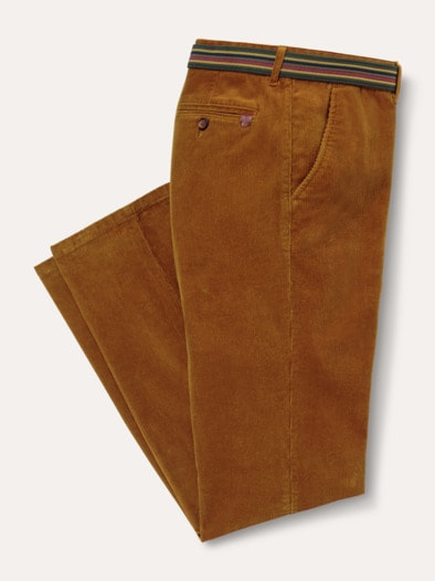 Gürtel-Cord Chino Maisgelb
