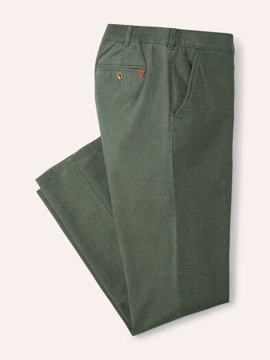 Leinen-Chino Frischekick Salbei