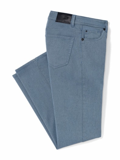 Jeans Sattlerstich Hellblau