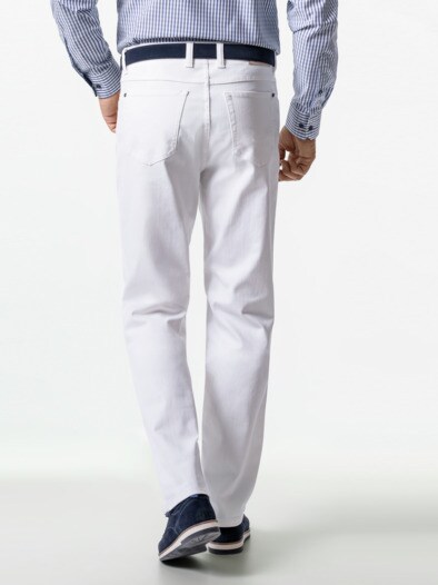 Extraglatt Flex Jeans Comfort Fit White