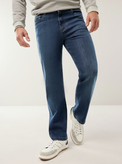 Extraglatt Flex Jeans Comfort Fit Mid Blue