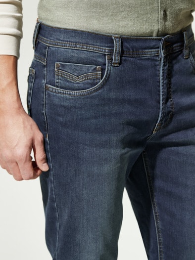 Husky-Jeans Five Pocket Antique Blue