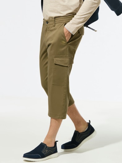 8-Taschen-Cargo 7/8 Khaki
