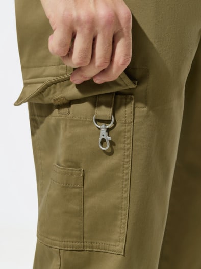 8-Taschen-Cargo 7/8 Khaki