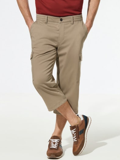 8-Taschen-Cargo 7/8 Safaribeige