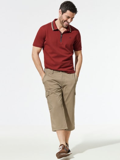 8-Taschen-Cargo 7/8 Safaribeige