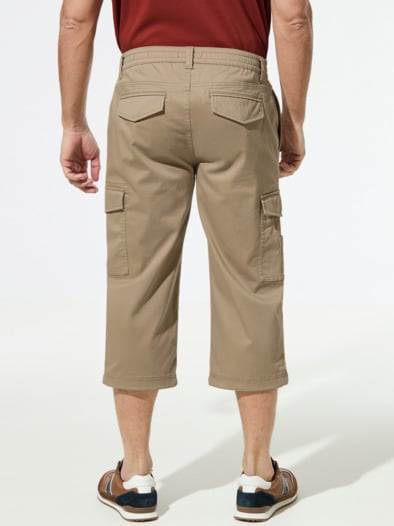 8-Taschen-Cargo 7/8 Safaribeige