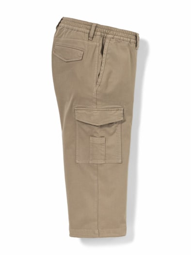 8-Taschen-Cargo 7/8 Safaribeige