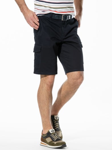 8-Taschen-Cargo-Bermudas Marine