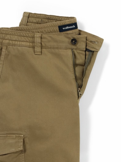 8-Taschen-Cargo-Bermudas Khaki