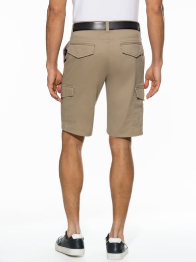 8-Taschen-Cargo-Bermudas Safaribeige