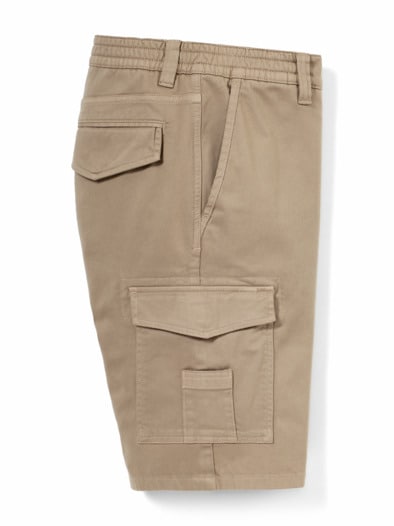 8-Taschen-Cargo-Bermudas Safaribeige