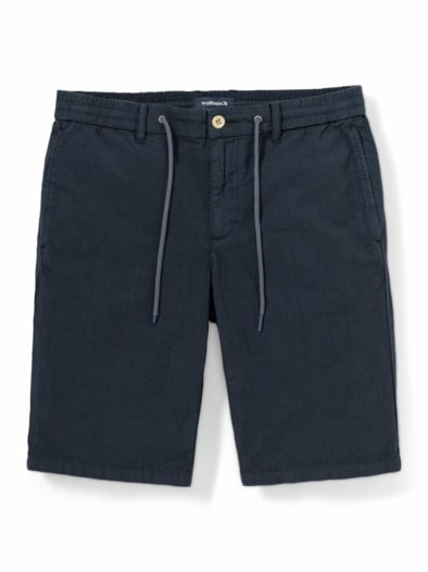 Seersucker Bermudas Marine