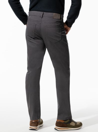Bicolor Five-Pocket Supersoft Dunkelgrau