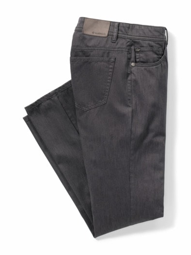 Bicolor Five-Pocket Supersoft Dunkelgrau