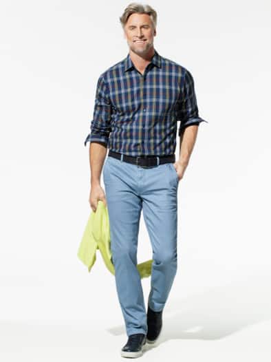 Sport-Chino Jeansblau