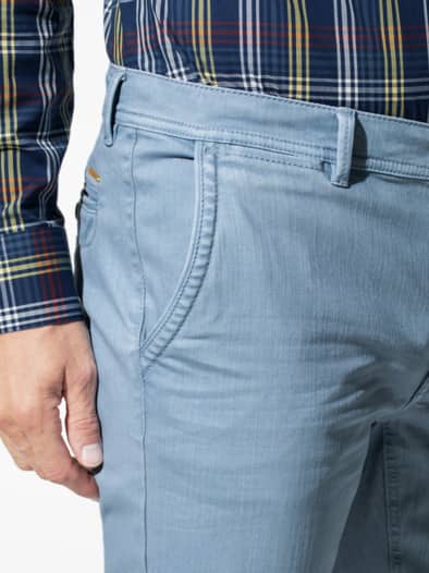 Sport-Chino Jeansblau