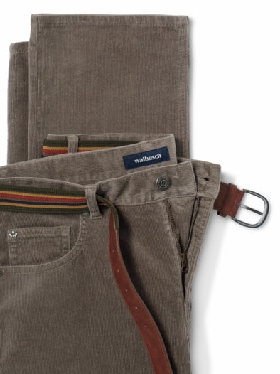 Gürtel-Cord Five-Pocket Taupe