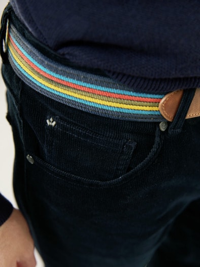 Gürtel-Cord Five-Pocket Marine