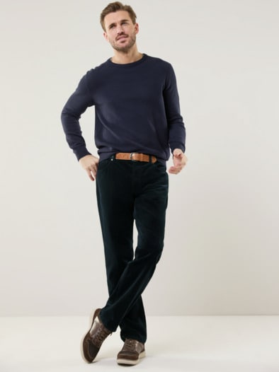 Gürtel-Cord Five-Pocket Marine