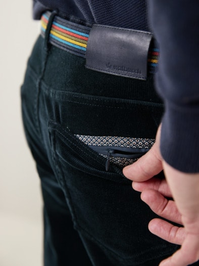 Gürtel-Cord Five-Pocket Marine