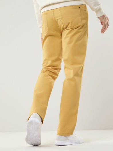 Extraglatt-Stretchbund Five Pocket Gelb