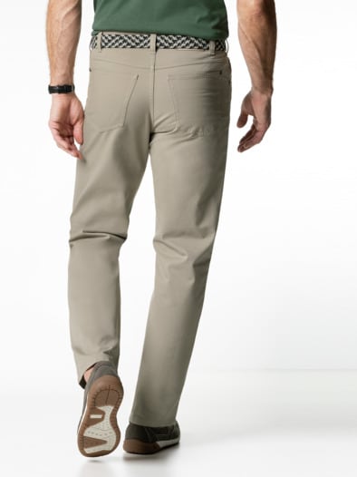 Extraglatt-Stretchbund Five Pocket Beige