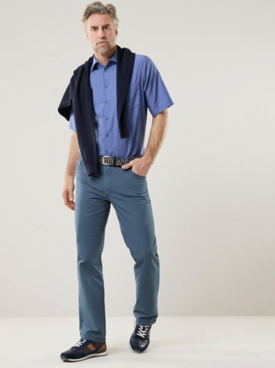 Extraglatt-Stretchbund Five Pocket Royalblau