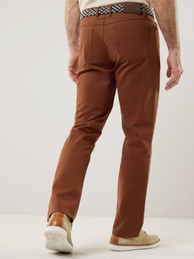 Extraglatt-Stretchbund Five Pocket Zimt
