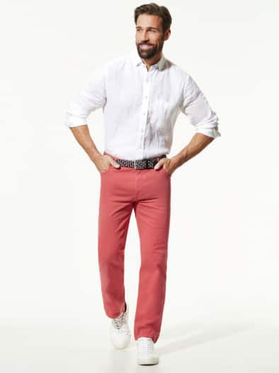 Extraglatt-Stretchbund Five Pocket Koralle