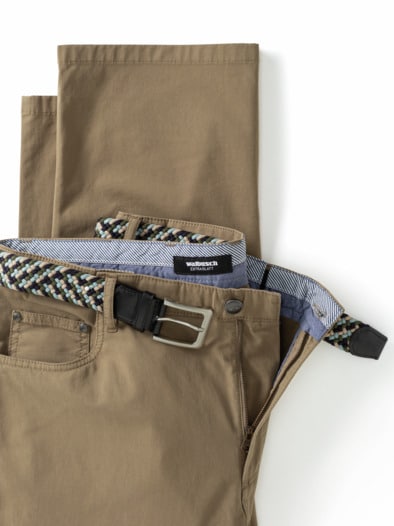 Extraglatt-Stretchbund Five Pocket Camel