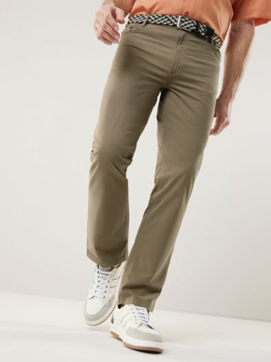 Extraglatt-Stretchbund Five Pocket Camel