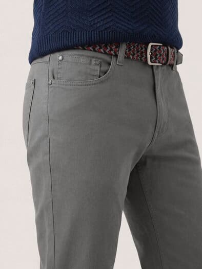 Extraglatt-Stretchbund Five Pocket Grau