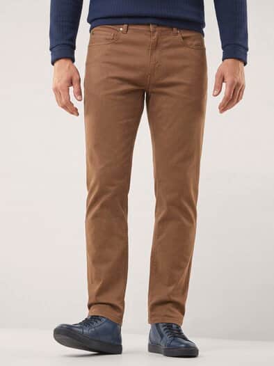 Extraglatt-Thermo Five Pocket Walnuss