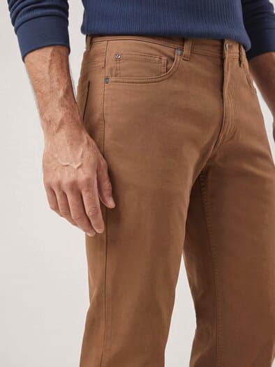 Extraglatt-Thermo Five Pocket Walnuss