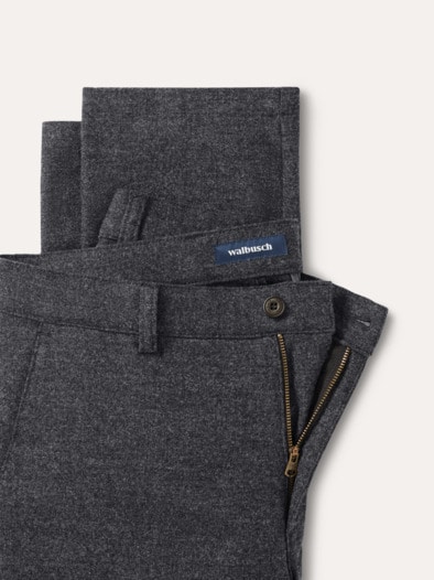 Premium Sport-Flanell Hose Dunkelgrau
