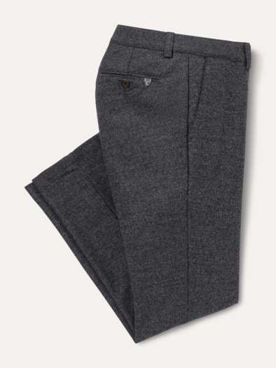 Premium Sport-Flanell Hose Dunkelgrau