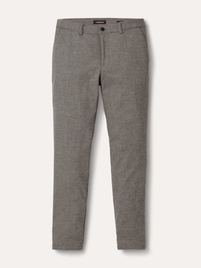 Premium Sport-Flanell Hose Beige Minikaro